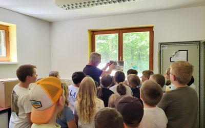 Ausflug zur Kläranlage